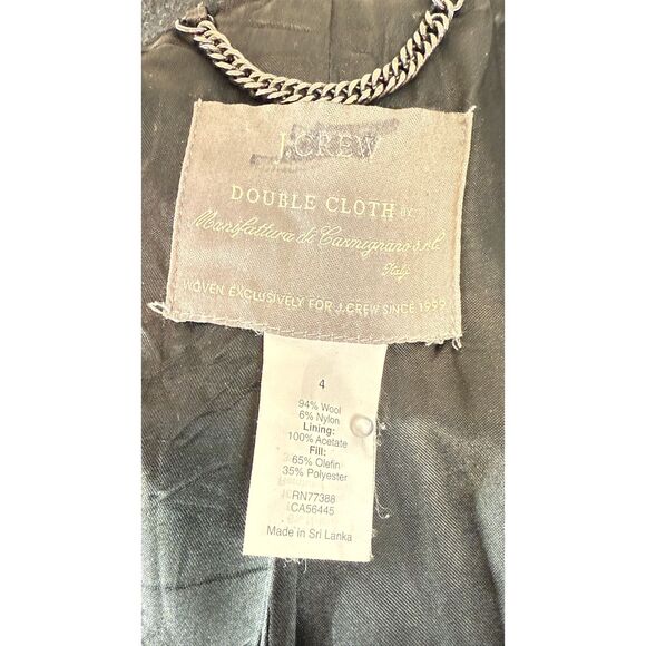 J Crew | Classic Lady Day Coat Sz 4 in Red | Italian Thinsulate® - Picture 9 of 10